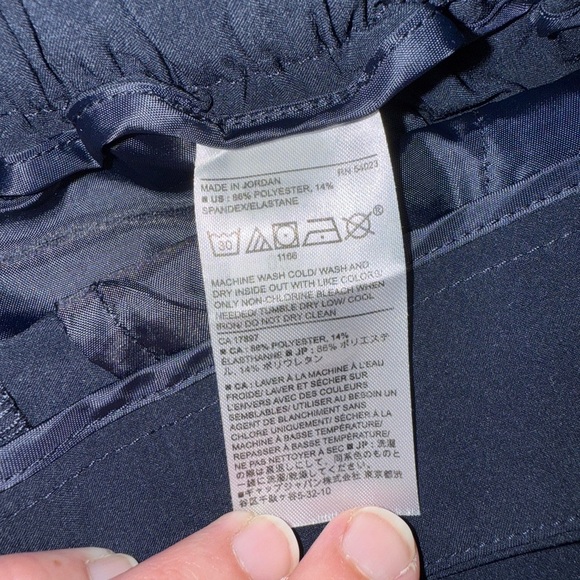 Banana Republic Hayden Ankle Pants Size 4 Navy Slim Fit Work Travel - Picture 8 of 9